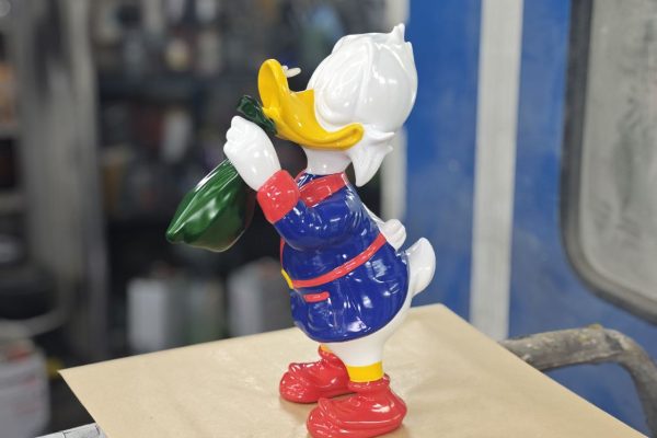 Изготовление скульптуры «Скрудж Макдак»