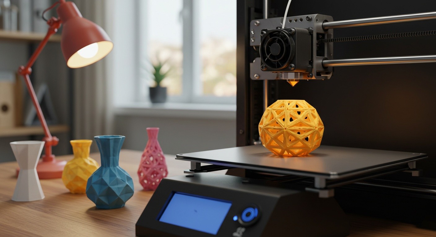 Коллекция декора, созданная с помощью 3D печати