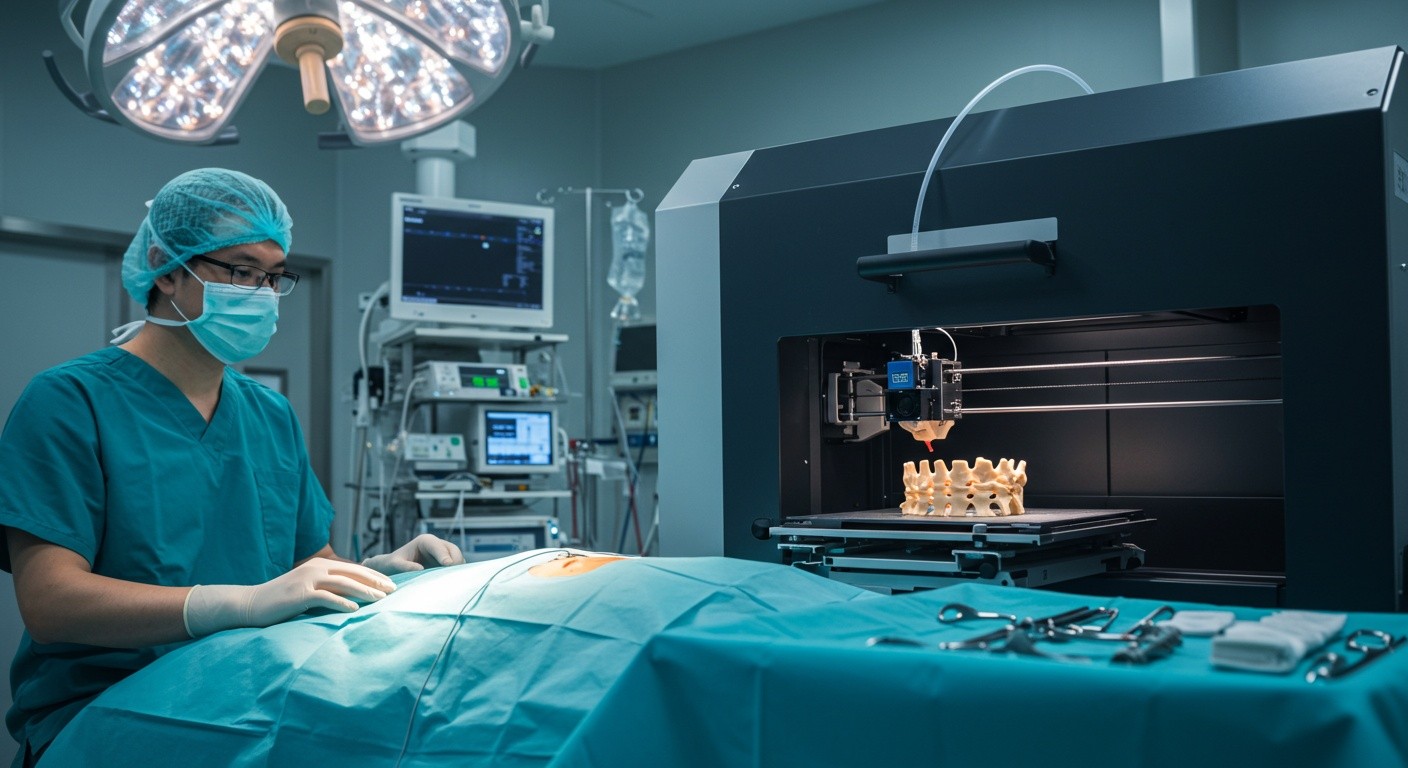 Индивидуальный 3D-напечатанный имплант