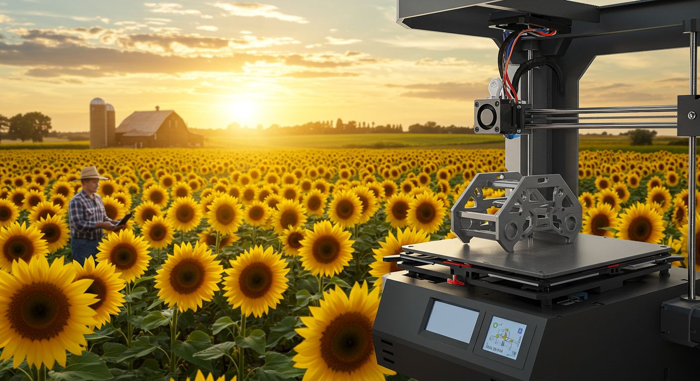 Как 3D печать помогла фермерскому хозяйству 3D-печать в фермерском хозяйстве