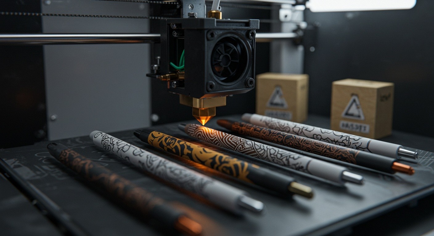 Кастомная ручка, напечатанная на 3D-принтере