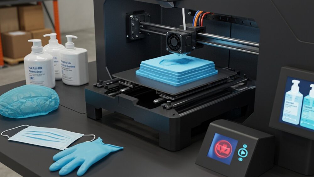 Печать санитарных принадлежностей в чрезвычайных ситуациях