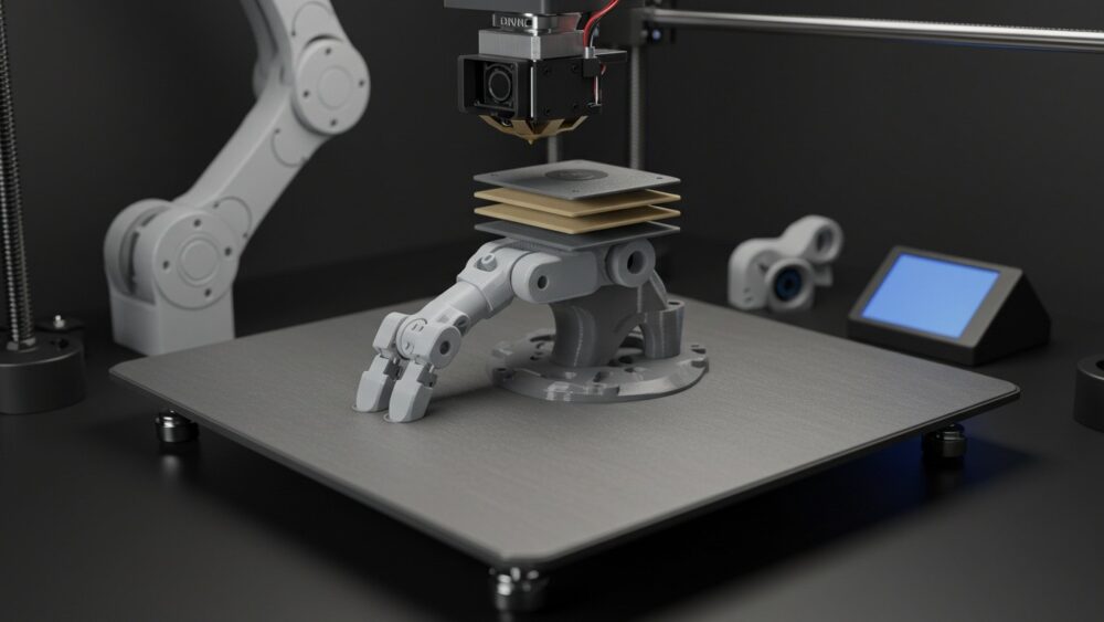 Печать уникальных элементов для домашних роботов