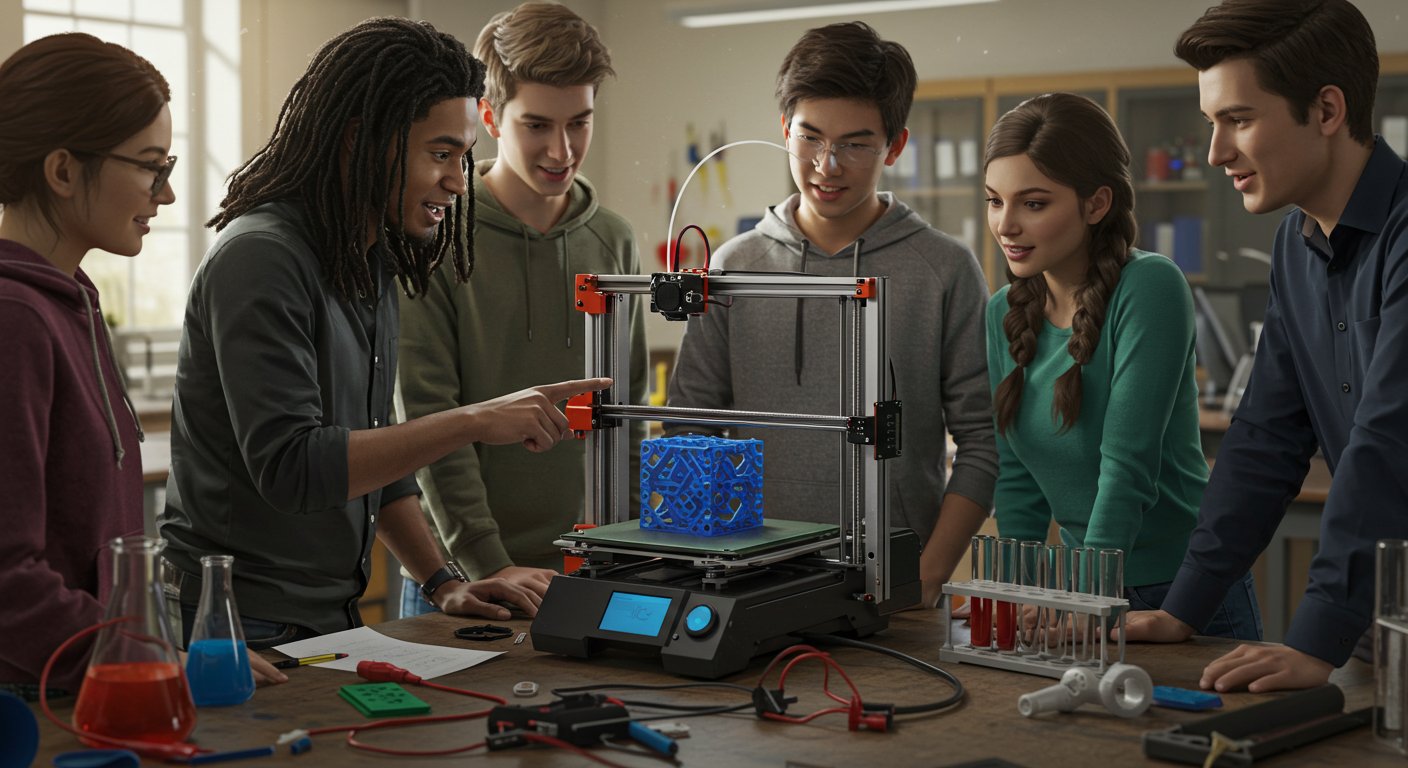 3D печать моделей для уроков физики