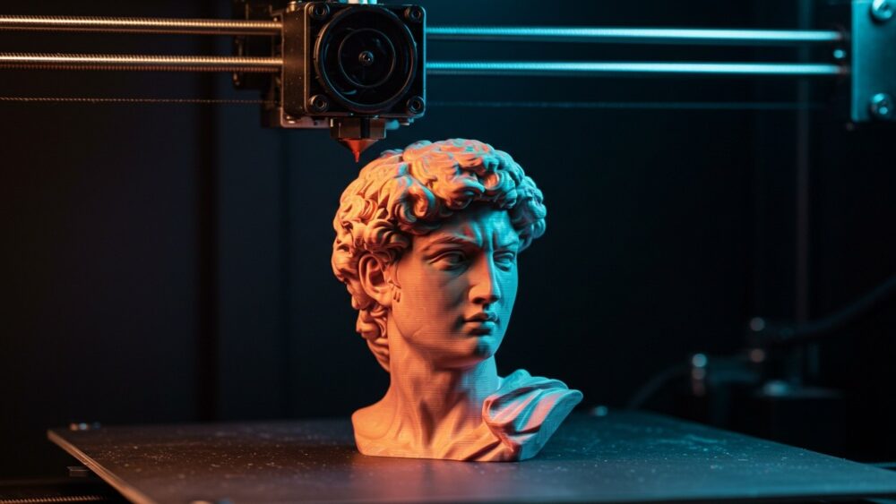 Как воссоздают скульптуры с помощью 3D печати