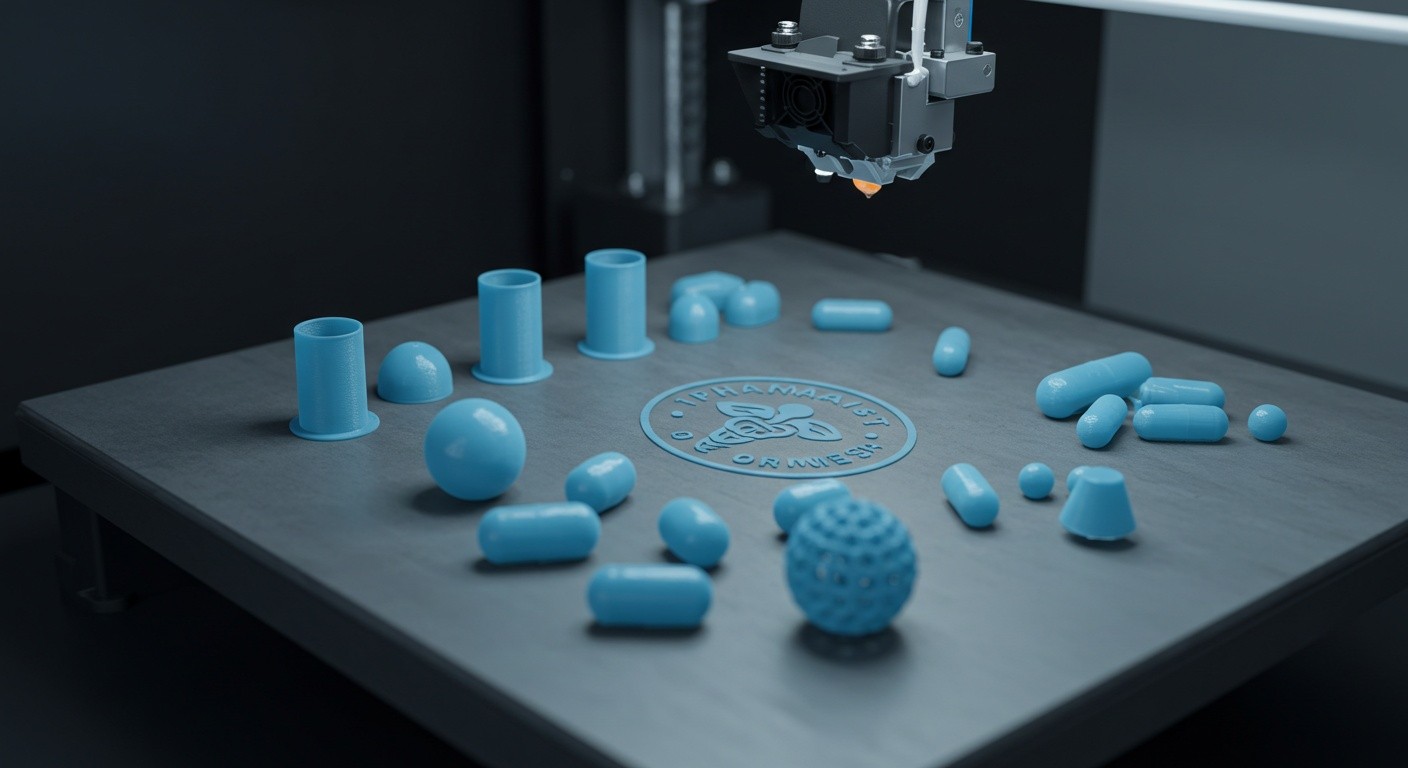 3D печать капсул и таблеток в фармацевтике